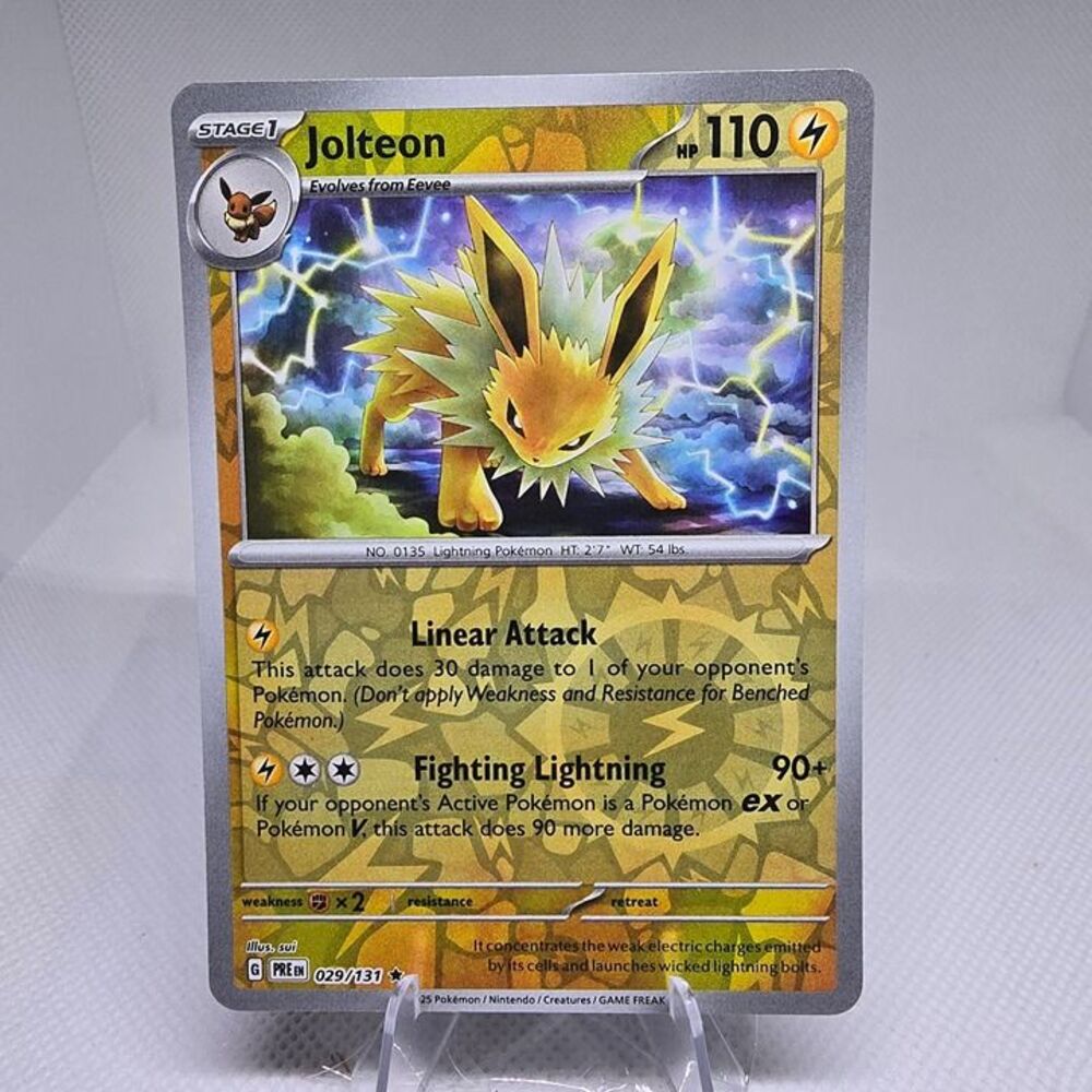 Jolteon 29 pokemon prismatic evolutions